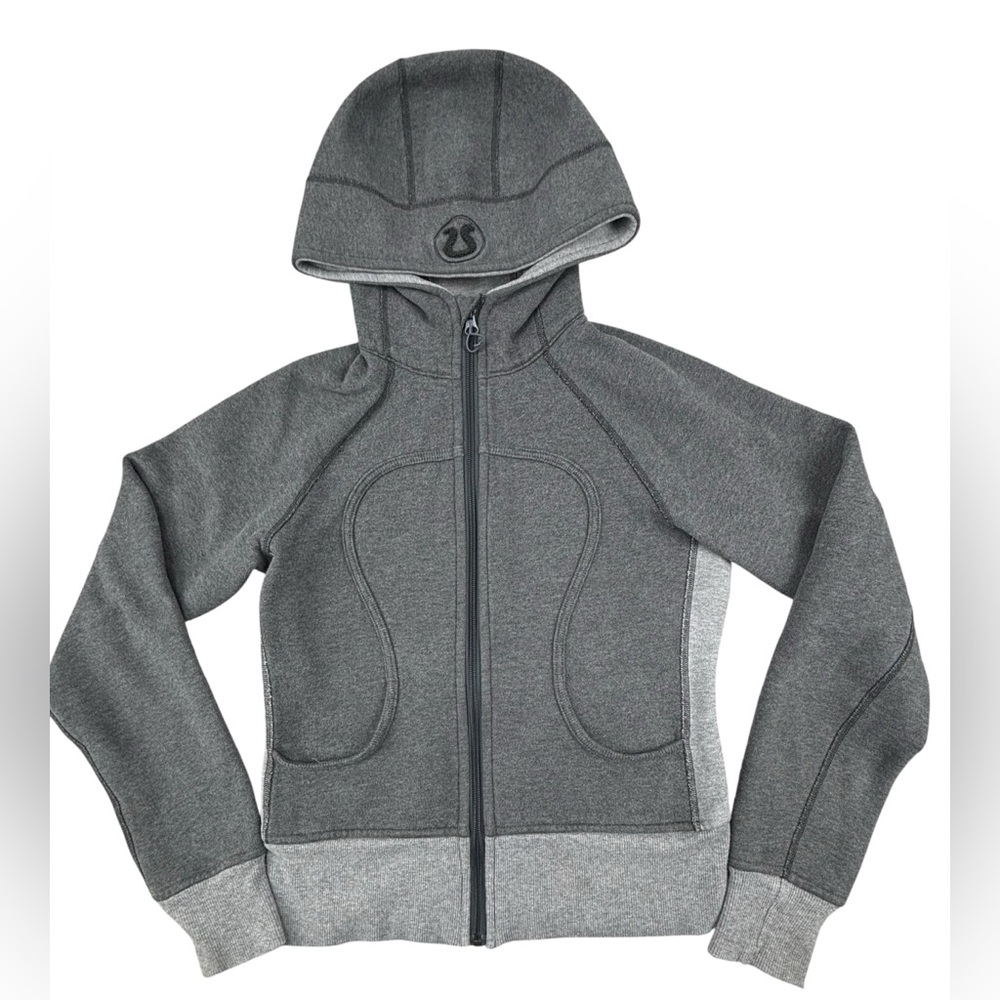 Lululemon | Full Zip Scuba Hoodie | Two Toned Grey | Women's Size 4